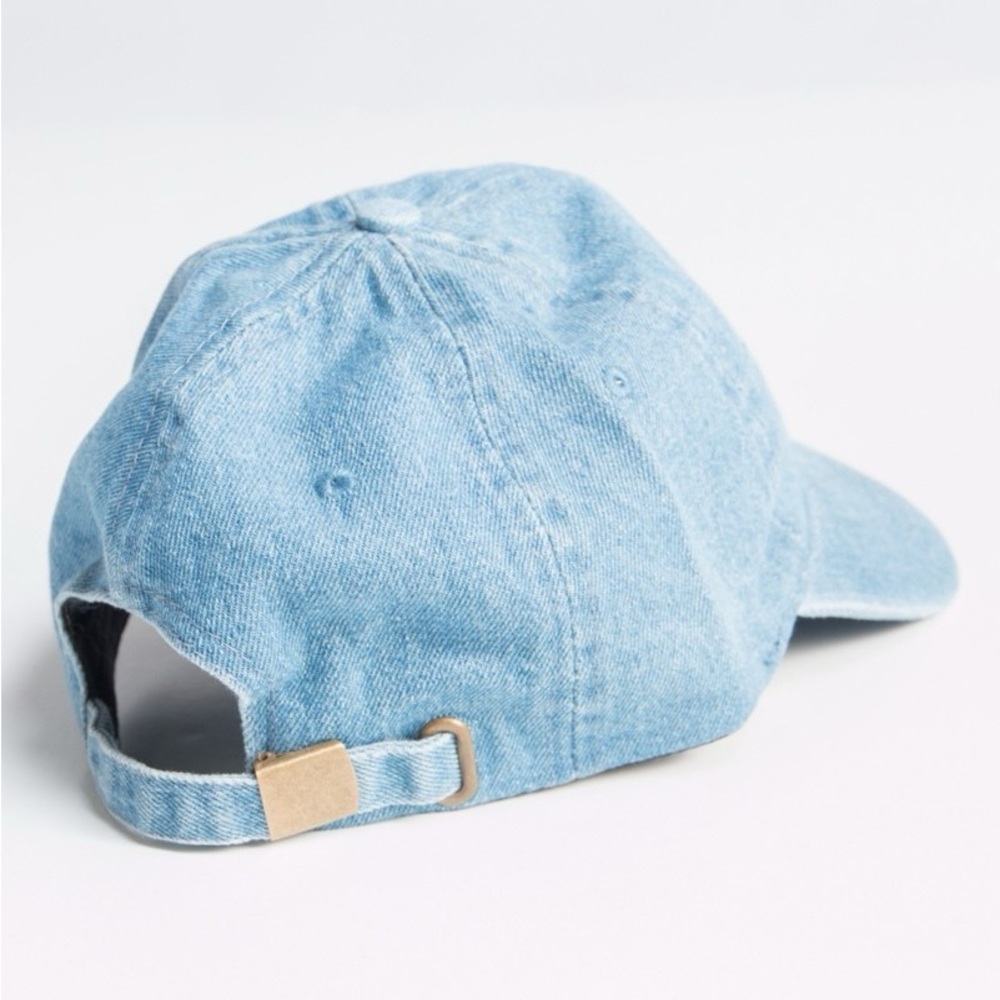 Denim American Flag Cap NWT - Picture 4 of 12